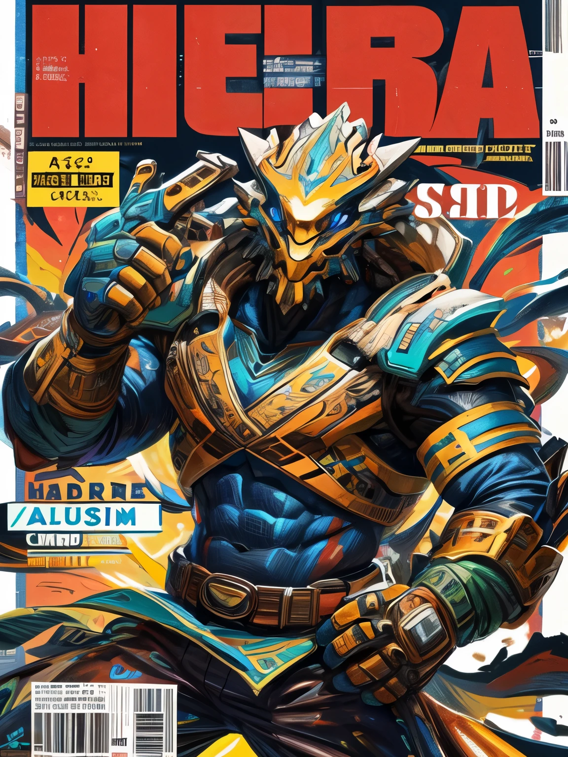 boys, excellent lighting, sidelighting, (), vhsKeeper, background, mixed-language_text, Japanese letters in graffit, style GUILTY GEAR -STRIVE perfect(flat color: 1.3), (magazine_cover: 1.4), (multicolored_background: 1.3), striped_background, card_background, :: comix style by joe madureira :: , perfect and detailed, ultra detailed shirt with abstract design, with Japanese letters print in graffit of the sides of the clothes, image of full body boys fighting next to you with powerful dragons versus tentacle-filled alien creature, with immersive effects, hover effect, tribal tattoo graffiti style background with vibrant colors "ultra HDR" detailed and with focus effect, (masterpiece: 1.2, best quality), (finely detailed beautiful eyes: 1.2), , ((Solo)), (Finely detailed eyes and detailed face:1.3), in various full-body attack poses, (beautiful background: 1.2),futuristic costume, super detailed circular metals Clinging to the arms and pants, fantastic paintings