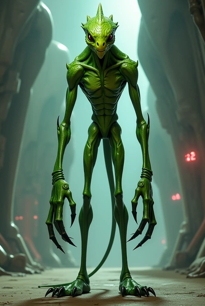 Ben 10 skinny green giant alien