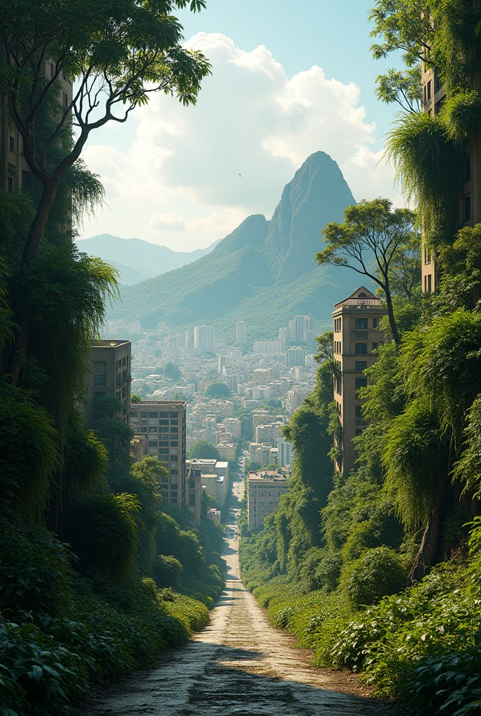 Rio de Janeiro, completely abandoned and full of plants and animals