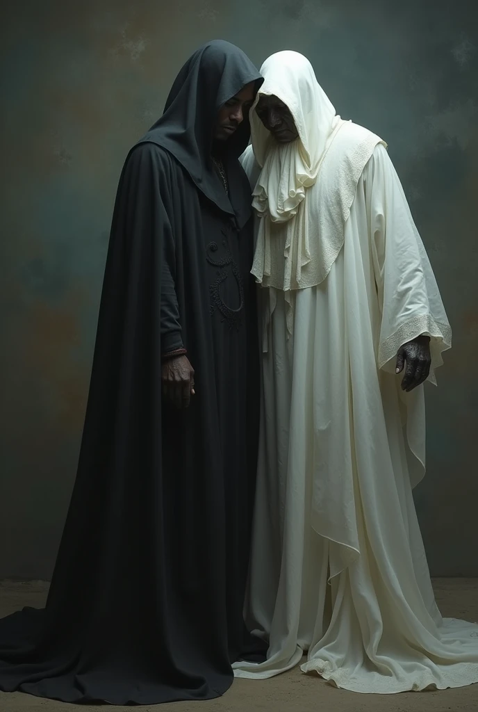 create a ghost of a black slave and a rich white man