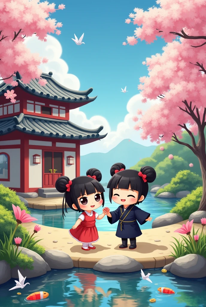 Pucca and garu in japan
