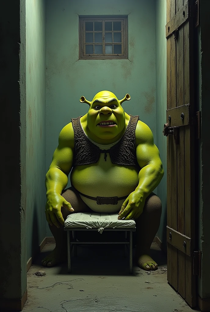 Shrek in jail
