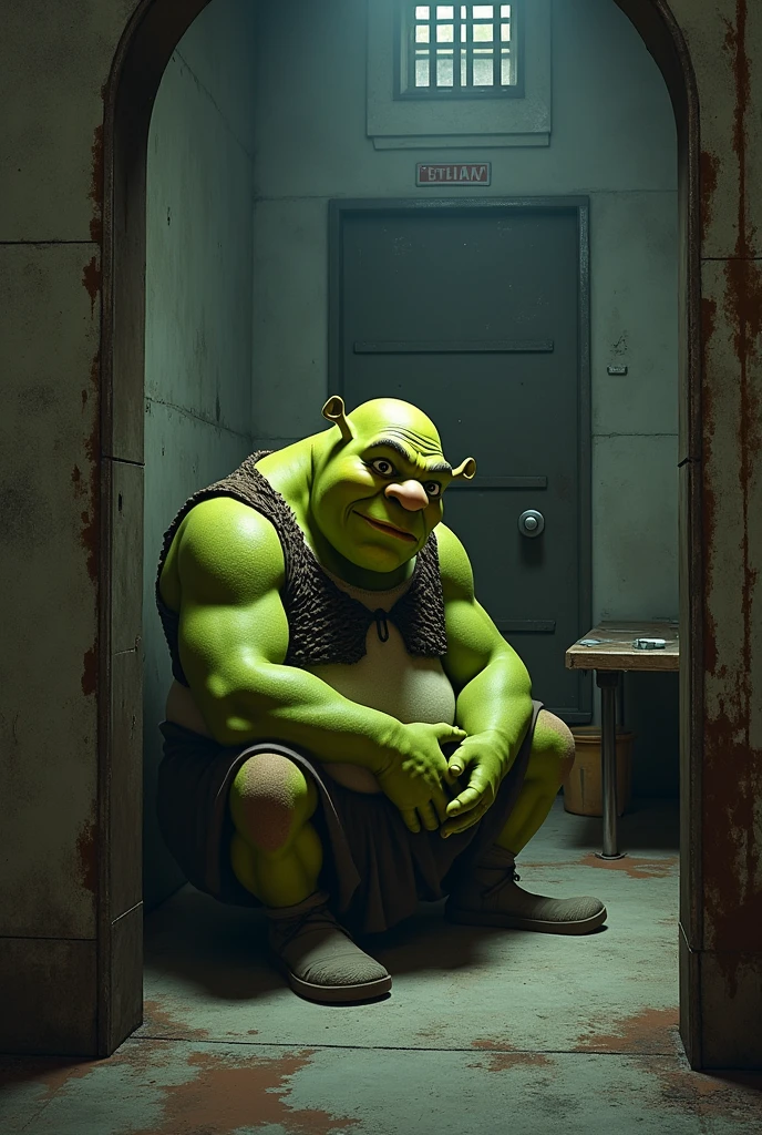 Shrek in jail 