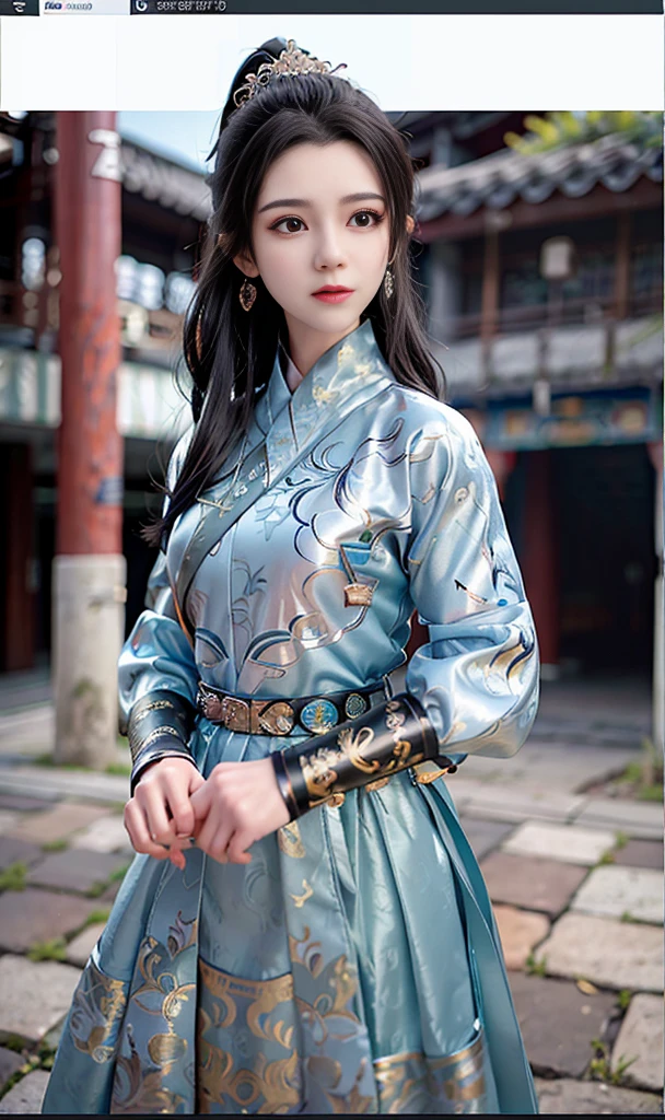 feiyu_clothes, blue fabric, gold embroidery, black bracer with golden embroidery, high ponytail, depth of field, night cityscape, (6+girls:1.5), ulzzang-6500v1.1, (original: 1.2), (realistic: 1.3) , beautiful girl with beautiful details, extremely detailed eyes and face, eyes with beautiful details, absurd, incredibly absurd, huge file size, ultra detail, high resolution, ultra detailed, best quality, masterpiece, illustration, ultra detailed and beautiful, ultra detailed, CG, unity, 8k wallpaper, amazing, fine Detail, masterpiece, top quality, official art, extremely detailed CG unity 8k wallpaper, cinematic lighting, (perfect shiny skin:0.6), slim and smooth lines, (floating), (small breasts:1), earrings , masterpiece, best quality,