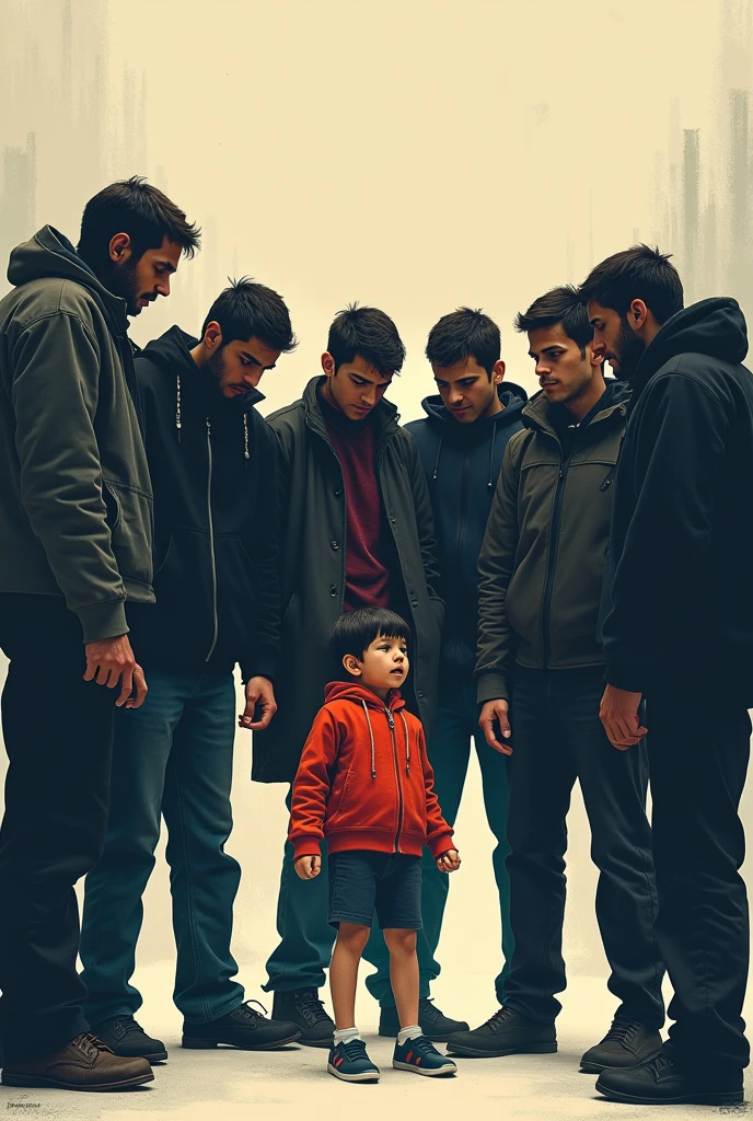 Bullying representation for a poster that is eye-catching and attractive