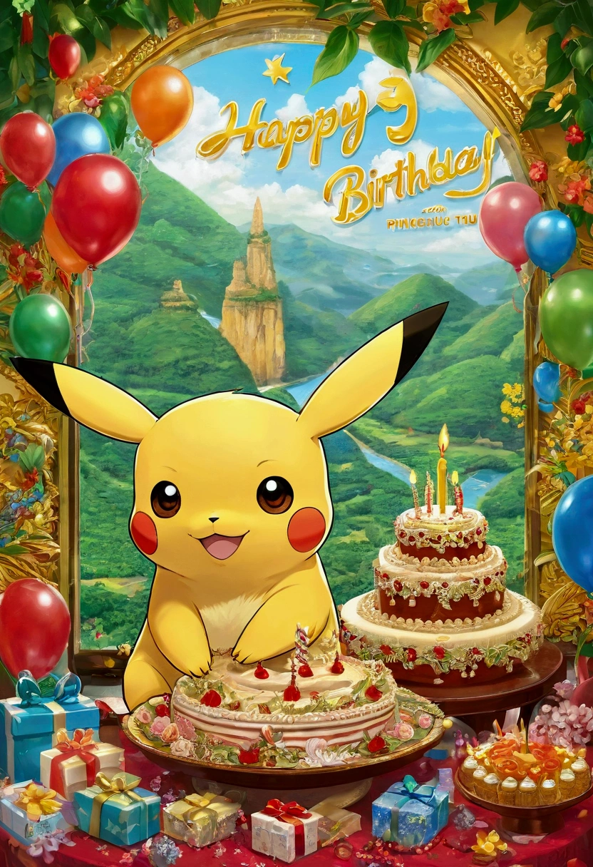 Happy Birthday "Thần thú đại chiến" by Pikachu