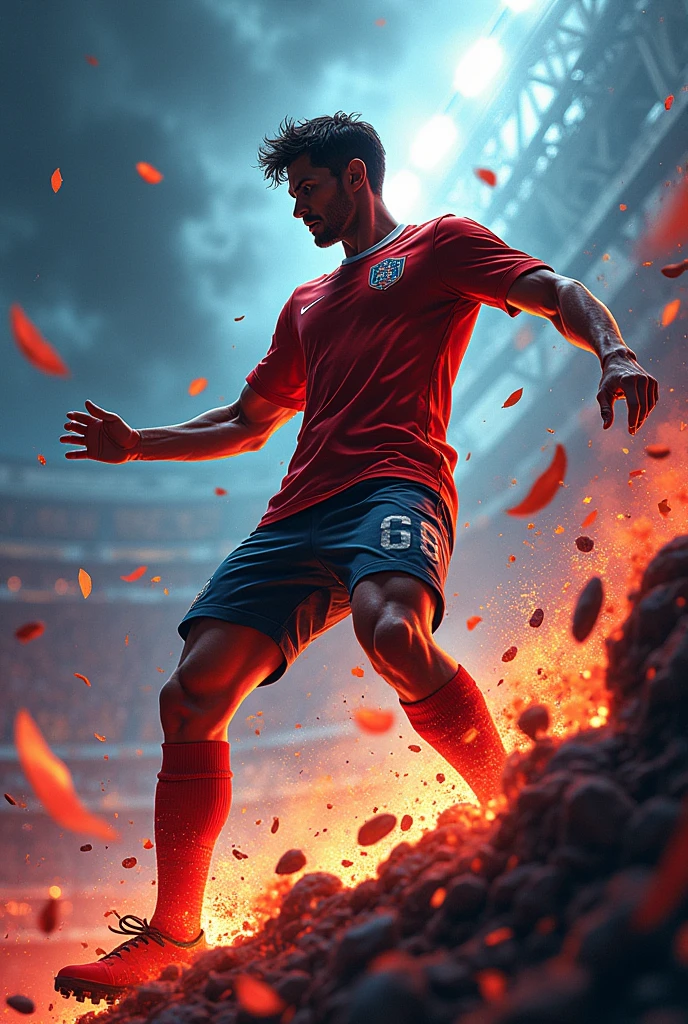 A profile picture, eye-catching and creative about a men's game