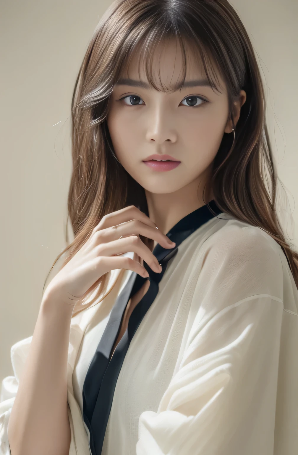 ((Highest quality、In 8K、masterpiece:1.3))、Messy hairstyle