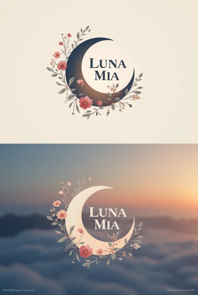 I would like a logo for a company called Luna Mia 