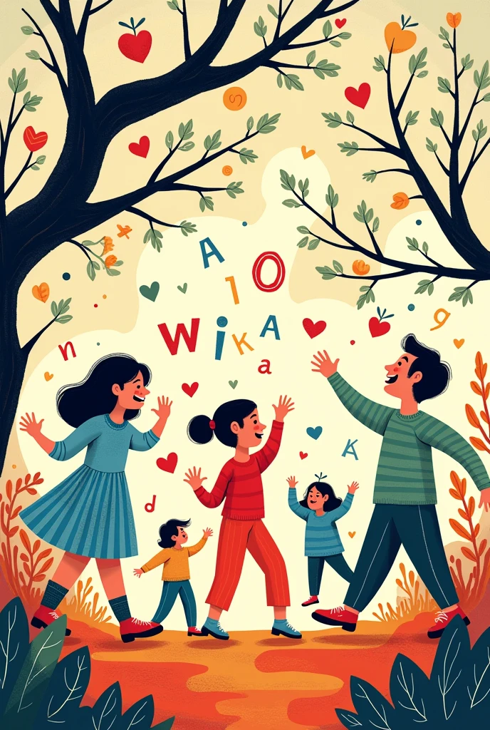 Make an easy drawing about what you understand about wika