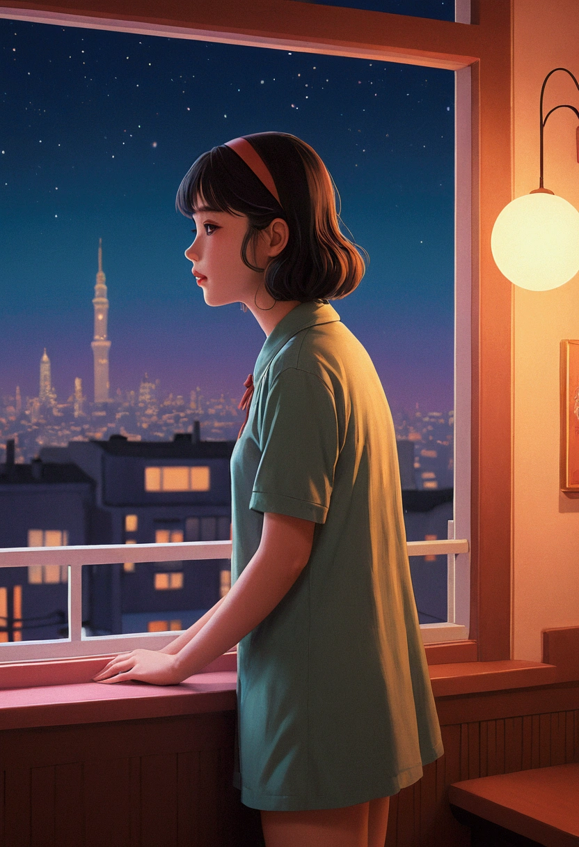 chill , lofi , girl , 