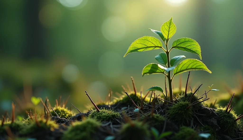 a plant among the thorns 
