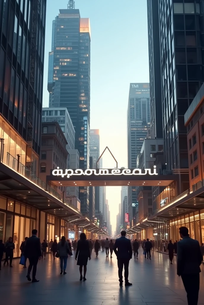 You can create an image for a promotional campaign for a company called Amecari Design, you can make it more sophisticated with an urban setting and the Amecari logo.