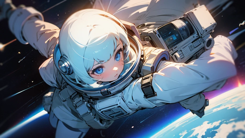 Girl in space
