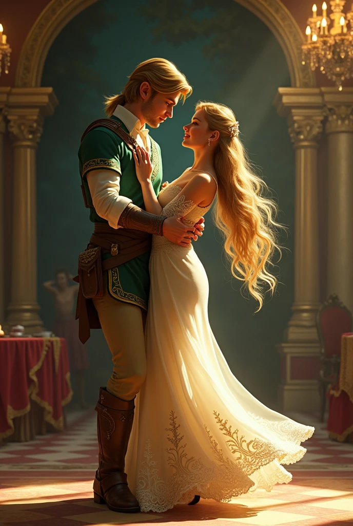 Link, Zelda, Renaissance, dancing
