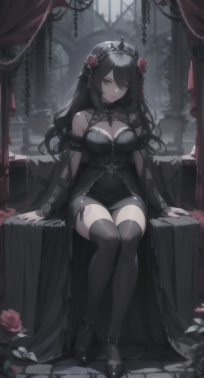 black rose garden, Dark Princess,