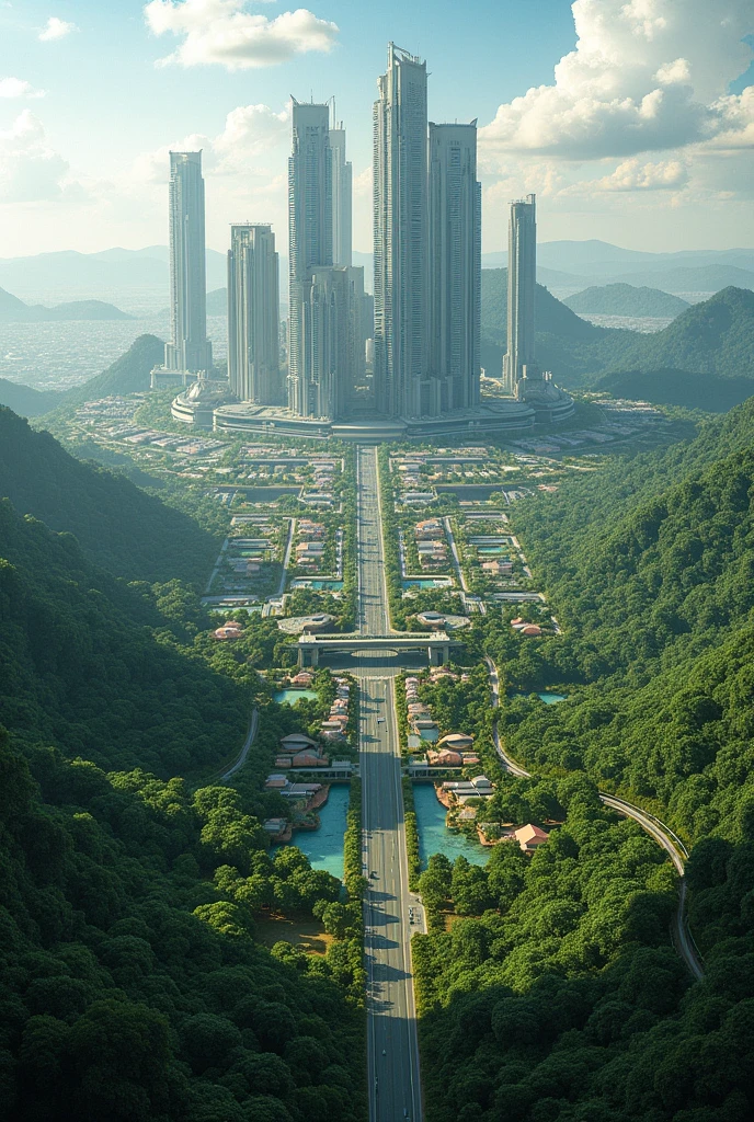 make a graphic about the newest capital city of Indonesia, namely IKN