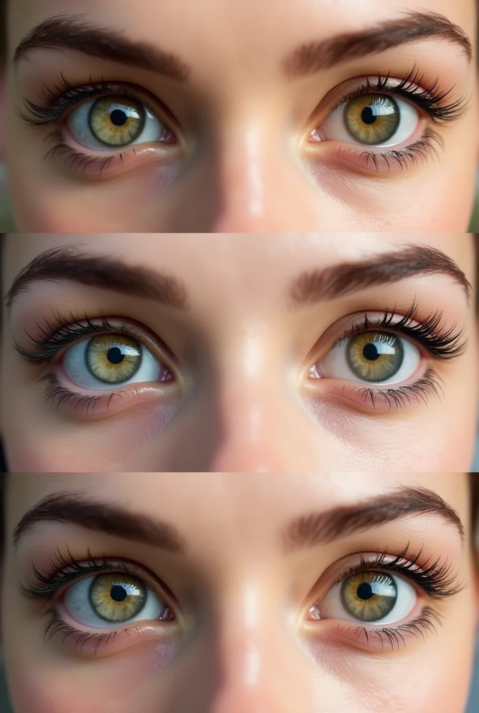 Various images of healthy eyes of all types and colors male and female