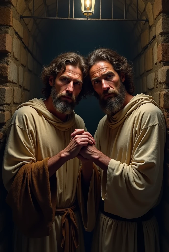 Paul and Silas in prison taking a selfie