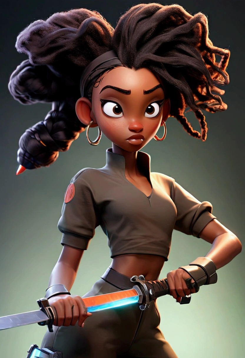 <lora:NightmarishAIv2:1>, NightmarishAIcoffee style background 3D model, black girl, Brunette head, speak, Melancholy