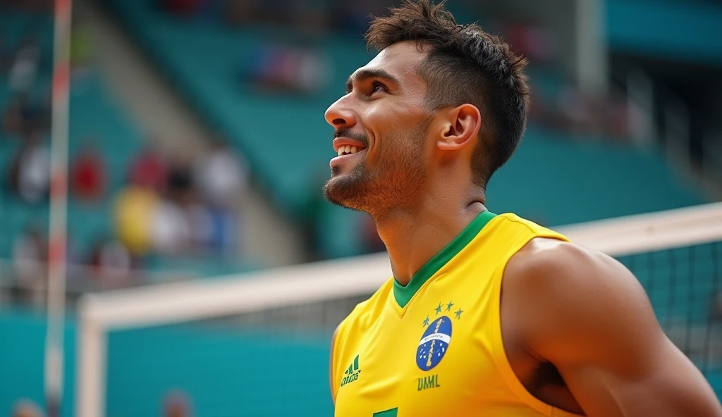 Brazilian man volleyball player at the Olympics