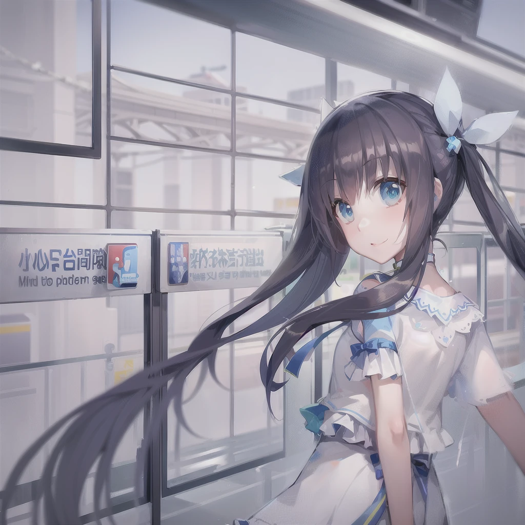 Let Luo Tianyi stand on the underground high-speed rail platform of Taipei Railway Station。