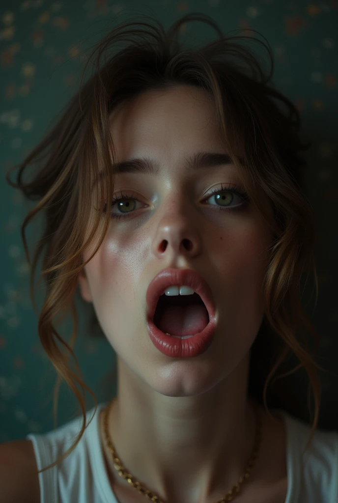 Girl, deep throat