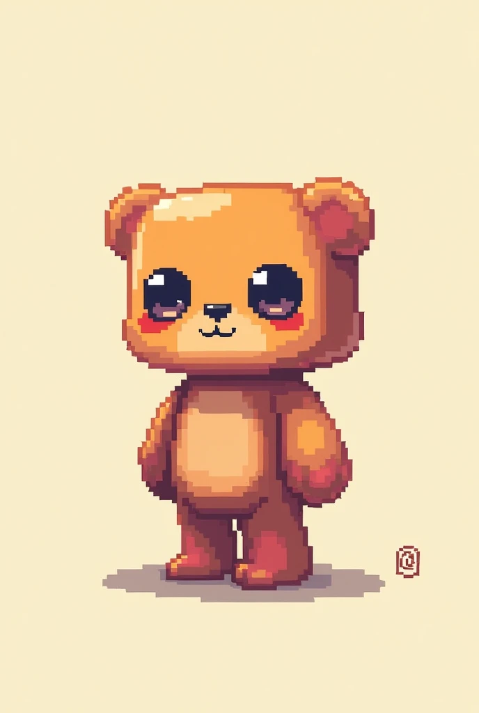 Create a pixel art-style base character in 2D format
