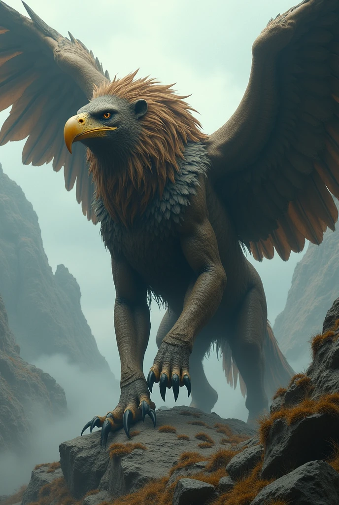 a monstruous form of a griffin