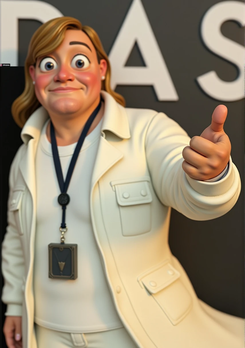 Cartoon character of a woman, animation character, stylized character, animation style rendering, stylized 3D, Arnold Maya rendering, stylized 3D rendering, toon rendering screenshot, 3D character, 3D character, stylized 3D rendering, 3D character rendering, cartoon character, closeup character, character pose, (Pixar Style) (master part :1.2) (Bokeh) (best quality) (detailed skin) (detailed texture) (8K) (clay) (cinematic lighting) (sharp focus