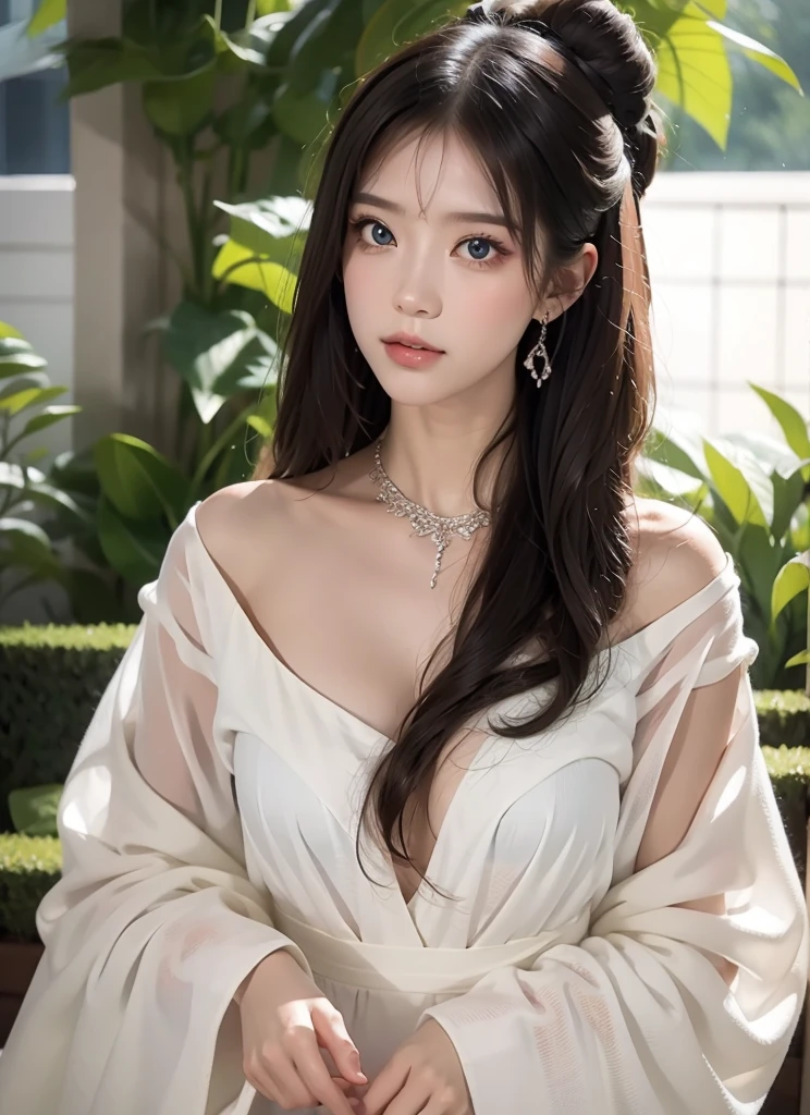 Traptrixmantis,小柄,praying mantis sleeve,standing alone, 1 girl,whole body, neckleace, Mrs , sitting down,forest background,work of art,standing alone,beautiful detailed eyes,fine-details,face detailed,Vivid color,5 fingers,fine-detailsed,hyper detailled,Detailed hand,8k,fine-detailsed beautiful eyes,high resolution illustration,best qualityer,