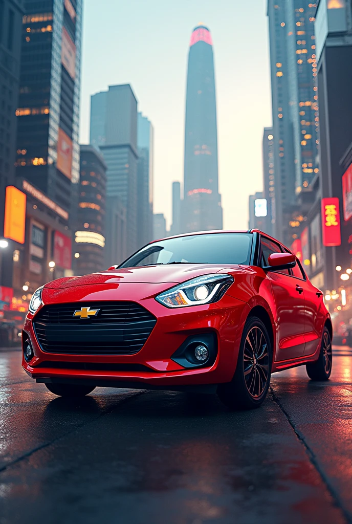 Chevrolet Swift color rojo