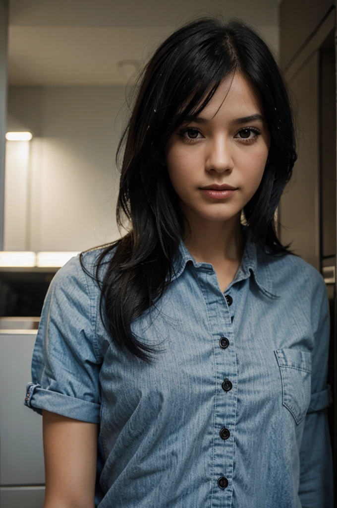 give me 10 variations of this girl. different settings and positions