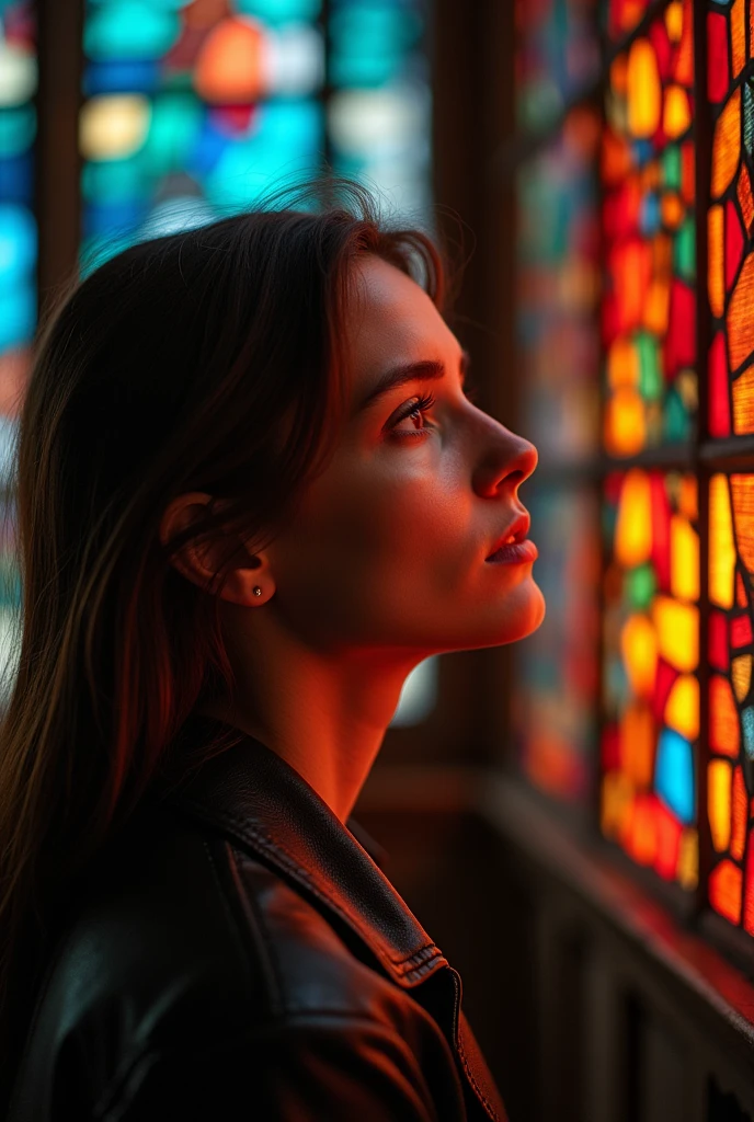 woman, Mosaic Art, , Candlelit, Light Attenuation, Decima Engine, Moody, Decalcomania, Exploded View, , , Soft Focus, UHD, Daring,