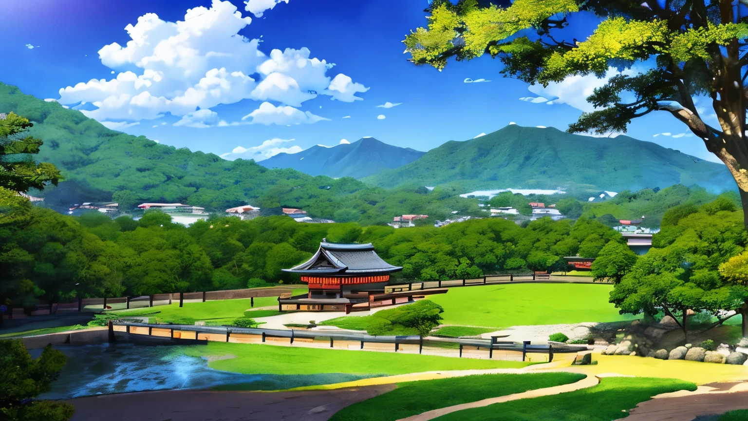Japanese ancient age landscape 