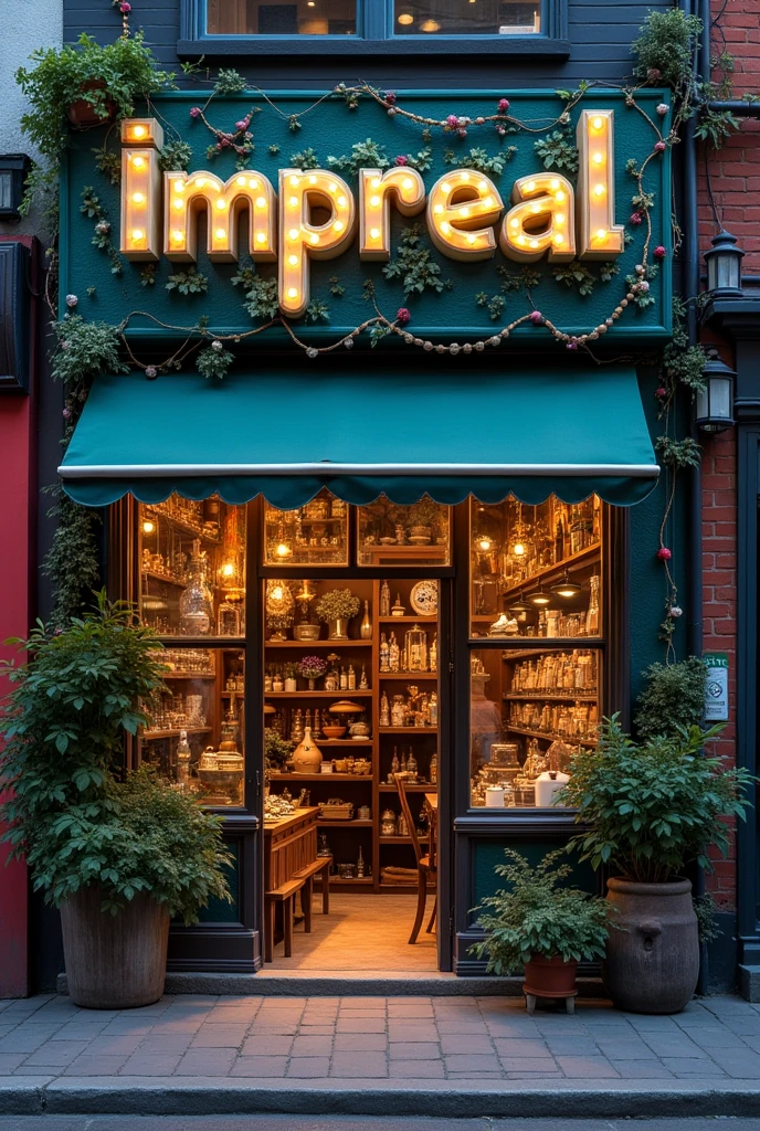 Creat a shop name 'impreal'