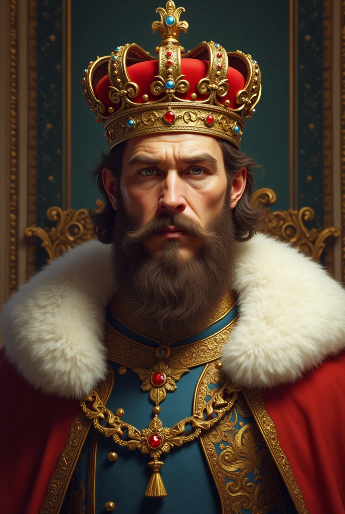 Illustration of A in crown