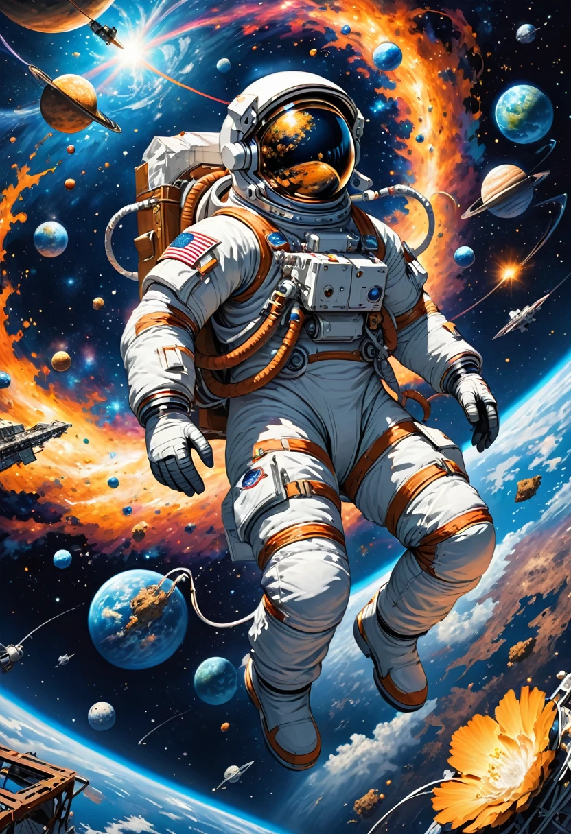Astronaut traps in universe. something that goes on forever without any limit or end
