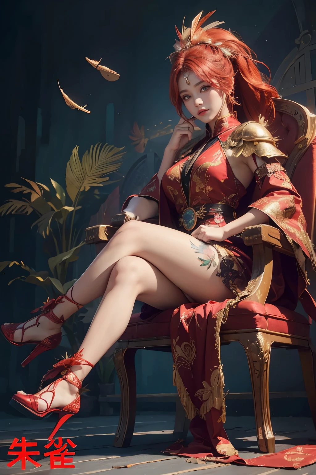 Pretty girl warrior