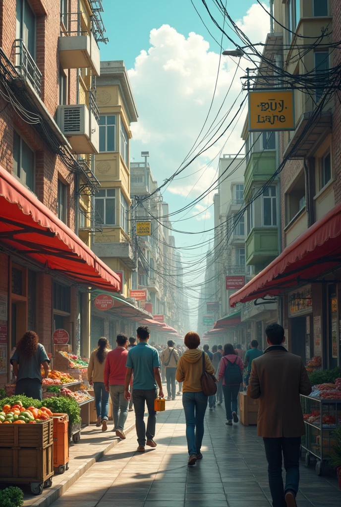 create a realistic picture of rising food prices and energy consumption