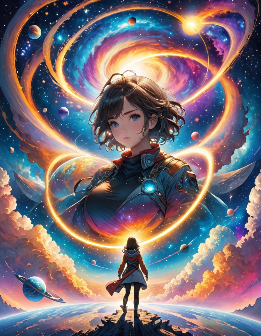 Traps in a universe. something that goes on forever without any limit or end (infinity)