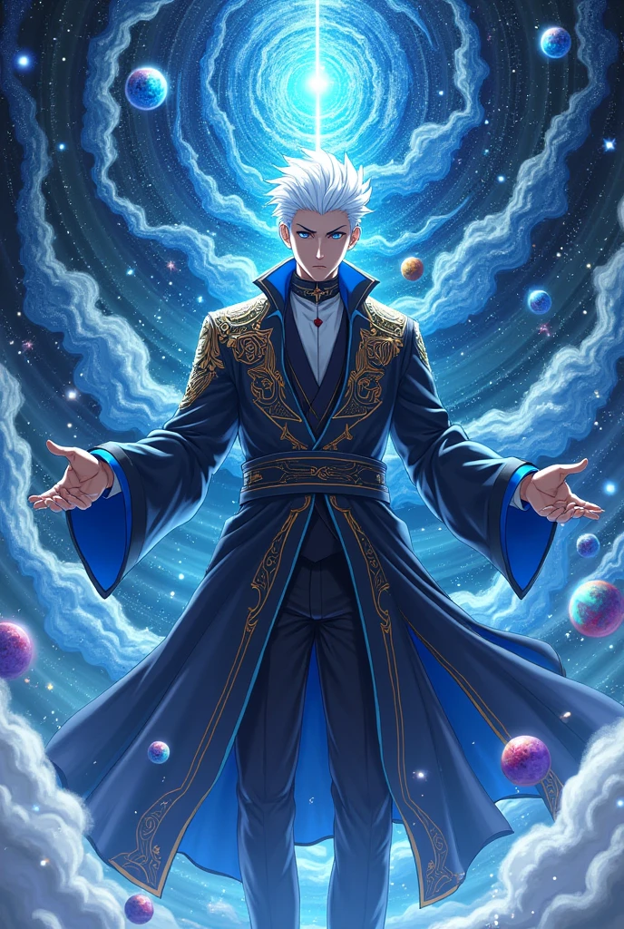 Satoru Gojo record of ragnarok art style