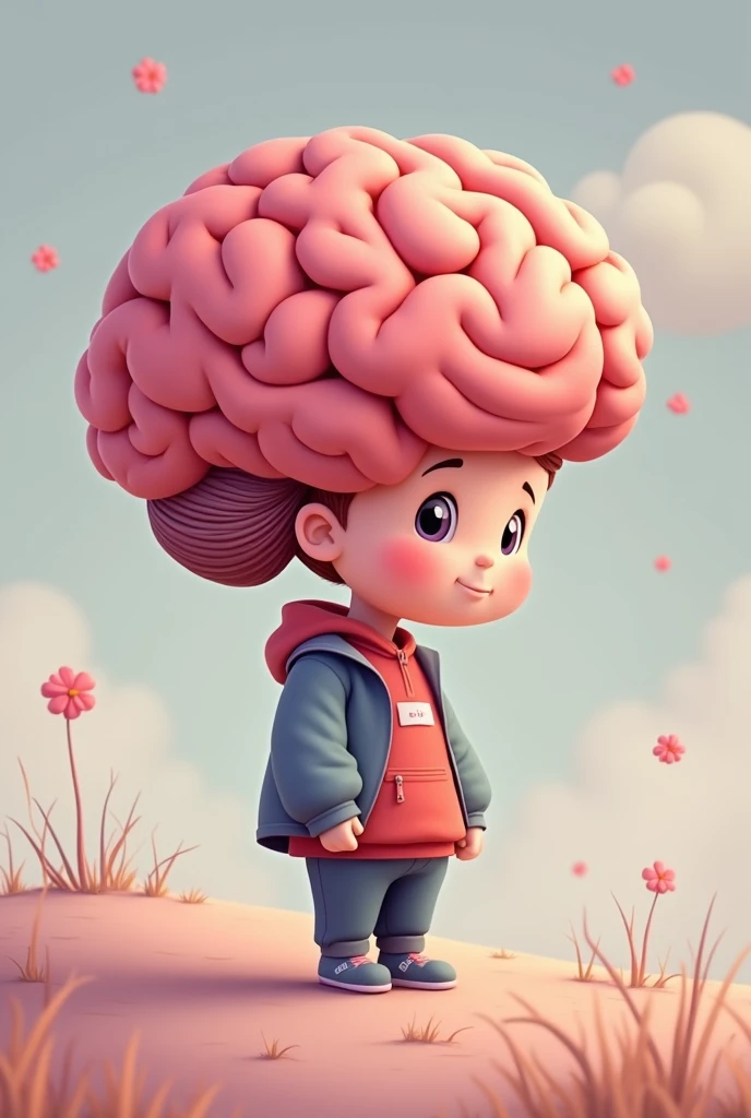 cute brain picture,animated cartoon,profile pic