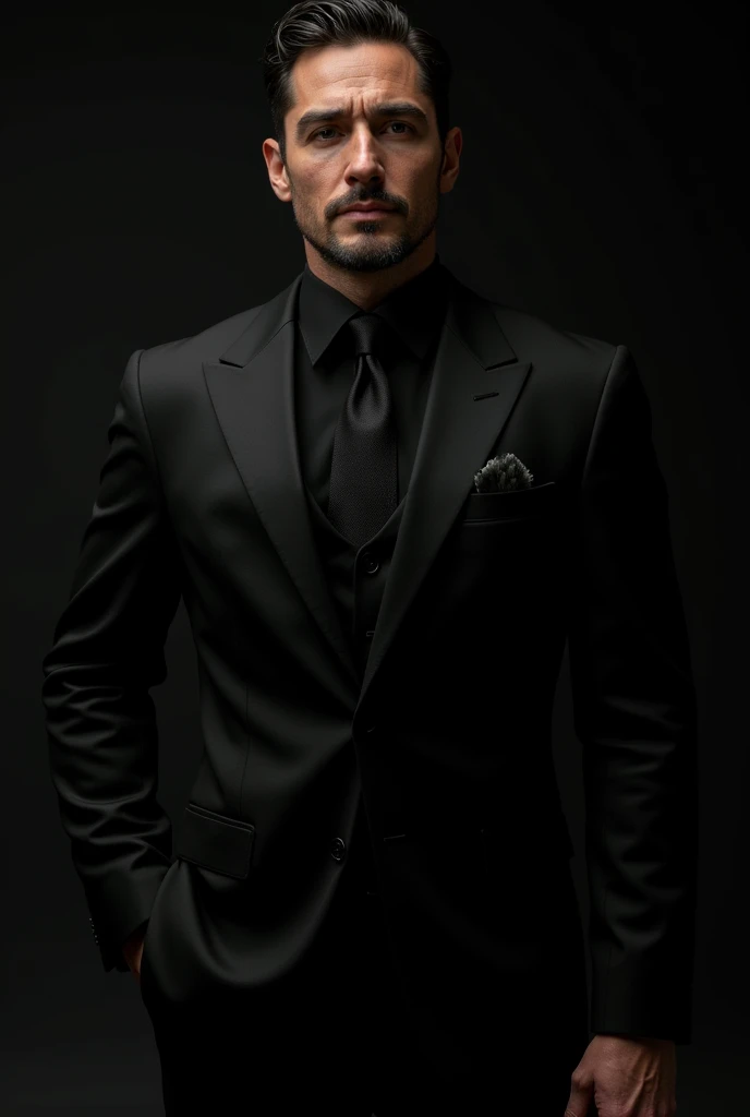 black suit