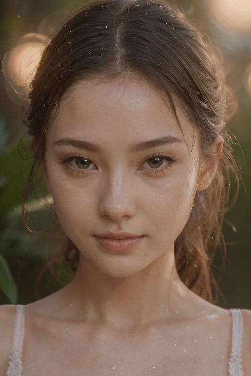 Slow-deep-processes Quality-Images focused, base Top-5-stars, Generate rating-score>98 ai-Criteria, seduction sexy Model body posture, persuasive sweetness shy, god sacrificer, anti-evil, Angel servant, god-sex-slave,
1st priority breasts(G40)-Shape-components-structure-focused, Elegant impression on the chests nipples, Evidence of sexy features, natural young breast-G40 drop-shape, nice-areola-shadow, breasts clear shape ,
2nd priority extreme-thinning-epidermis transparent clothing,
3rd priority face-components,
4th priority resources on turquoise-blue-Eye-iris-pupil,
Low priorities and low qualities on others objects,
G40-24-35 firmed body, height-175cm weight-58kg, young-vagina-labia-shape-shadow,
Long Hair Hazel white Gold light-brown, rich Body Quality, 1girl, Solo,
All Wet-Pajamas from WaterSplash, remove-underwear, pure bright-color-white-Pajamas short-Tulip-Organza-1.layer-Skirt, epidermis Thin, see-through , fabric-transparent,
bright round wide big eye x1.08, detailed eye, high quality moist eye, large clear pupil , Light-lighting-high-definition-eyes, big-light-glowing-eye,
Body arouse tighten, face-blush, anglic glow skin, high Dopamine hypersexuality,
young 16 year old, no face wrinkle , natural balanced tight v-face , ulthera sharp shape face, thin asean lip, happy-shy-smile,
Random Scenary, night time,
In the Rain heavy windy strome, Water splashing , nature moon shadow Lightning,
bokeh swirl background, look at camera, front face focused, Looking stare to viewer, half-body down to hip image,Depth Of Field,,