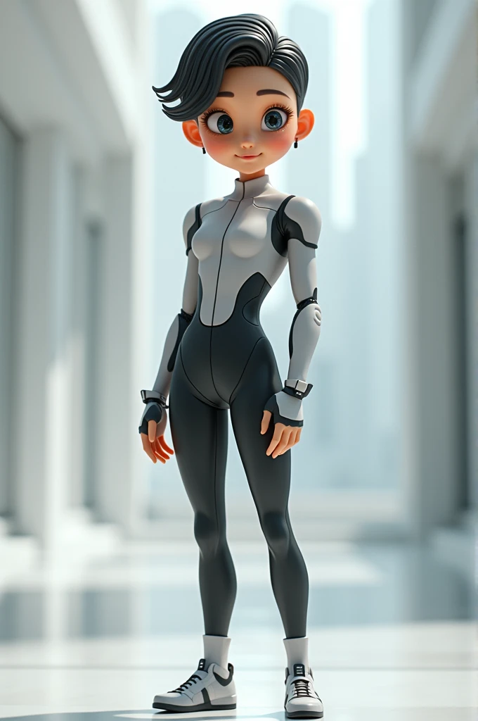 A morden human animated