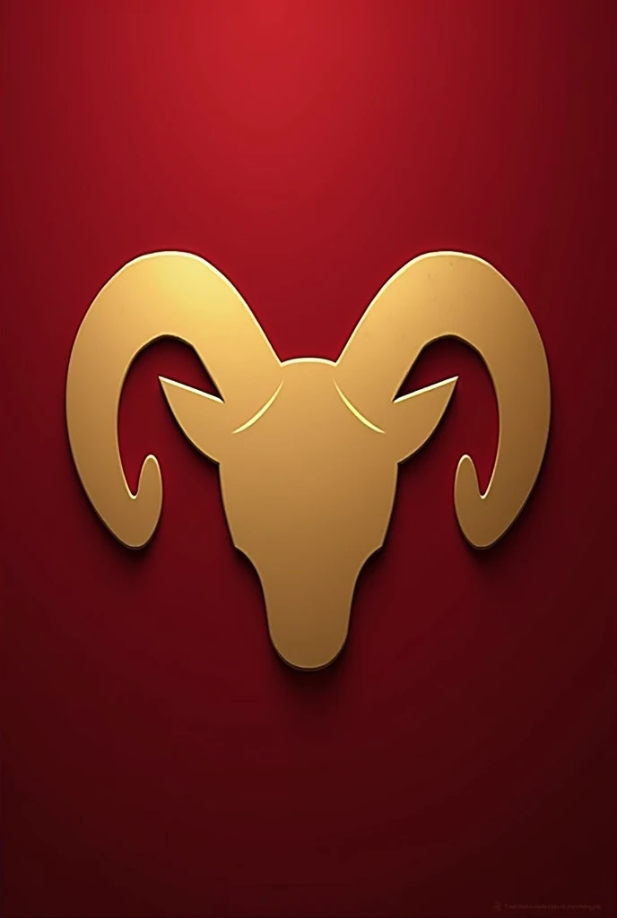 Create a kingdom flag with a ram as an emblem remove detail make the ram simpler