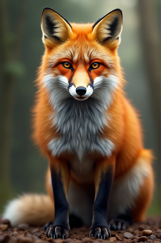 Create a red fox avatar
