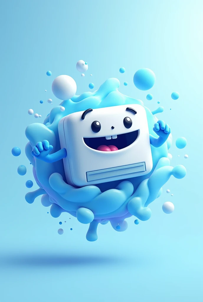 Generate an animated air conditioning logo 