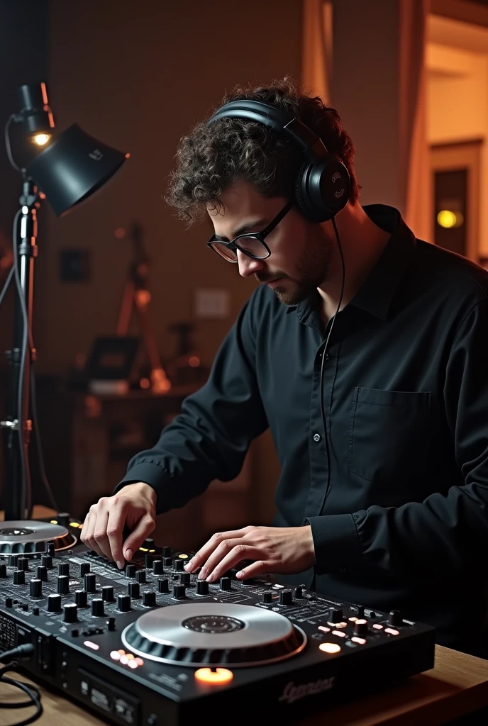 beatmaker producing music
